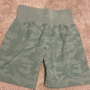 NVGTN Sage Colored Shorts